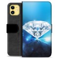 Husă Portofel Premium - iPhone 11 - Diamant
