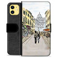 Husă Portofel Premium - iPhone 11 - Strada Italiei