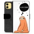 Husă Portofel Premium - iPhone 11 - Slow Down