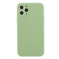 Husă TPU Mată Antiamprentă iPhone 11 Pro - Verde deschis