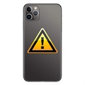 Reparație Capac Baterie iPhone 11 Pro Max - inclusiv ramă - Negru