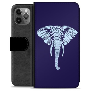Husă Portofel Premium - iPhone 11 Pro Max - Elefant