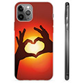Husă TPU - iPhone 11 Pro Max - Silueta Inimii