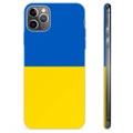 Husă TPU Steagul Ucrainei - iPhone 11 Pro Max - Galben și Albastru Deschis