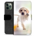 Husă Portofel Premium - iPhone 11 Pro - Câine