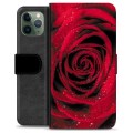 Husă Portofel Premium - iPhone 11 Pro - Trandafir