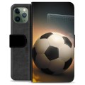 Husă Portofel Premium - iPhone 11 Pro - Fotbal