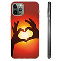 Husă TPU - iPhone 11 Pro - Silueta Inimii