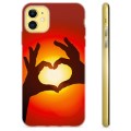 Husă TPU - iPhone 11 - Silueta Inimii