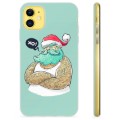 Husă TPU - iPhone 11 - Moș Crăciun Modern