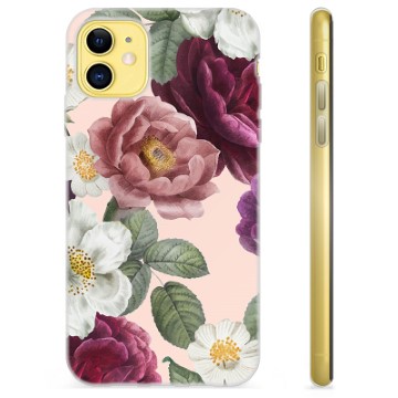 Husă TPU - iPhone 11 - Flori Romantice