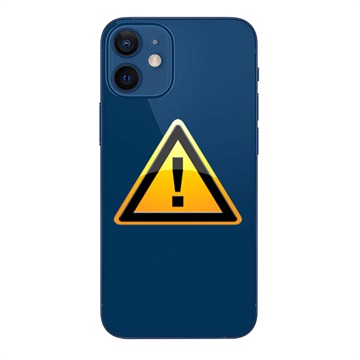 Reparație Capac Baterie iPhone 12 - inclusiv ramă - Albastru
