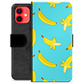 Husă Portofel Premium - iPhone 12 mini - Banane