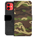 Husă Portofel Premium - iPhone 12 mini - Camo