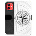 Husă Portofel Premium - iPhone 12 mini - Busolă