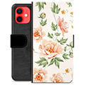 Husă Portofel Premium - iPhone 12 mini - Floral