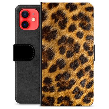 Husă Portofel Premium - iPhone 12 mini - Leopard