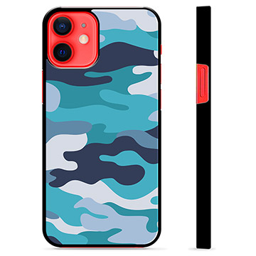 Capac Protecție - iPhone 12 mini - Camuflaj Albastru