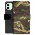 Husă Portofel Premium - iPhone 12 - Camo