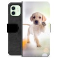 Husă Portofel Premium - iPhone 12 - Câine