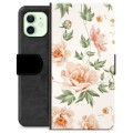 Husă Portofel Premium - iPhone 12 - Floral