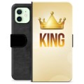 Husă Portofel Premium - iPhone 12 - Rege