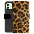 Husă Portofel Premium - iPhone 12 - Leopard