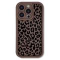 iPhone 12 Pro Husă TPU cu imprimare de leopard - cafea