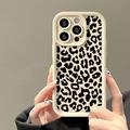 iPhone 12 Pro Husă TPU cu imprimare de leopard - alb