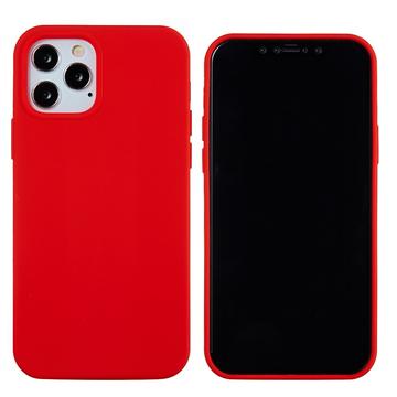 Husă Silicon Lichid iPhone 12 Pro Max - Roșu