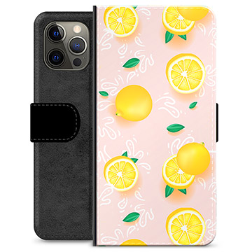 Husă Portofel Premium - iPhone 12 Pro Max - Model Lămâie
