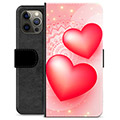 Husă Portofel Premium - iPhone 12 Pro Max - Dragoste