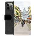 Husă Portofel Premium - iPhone 12 Pro Max - Strada Italiei