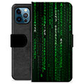 Husă Portofel Premium - iPhone 12 Pro - Criptat