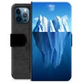 Husă Portofel Premium - iPhone 12 Pro - Iceberg