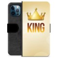 Husă Portofel Premium - iPhone 12 Pro - Rege