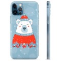 Husă TPU - iPhone 12 Pro - Urs Polar Crăciun