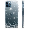 Husă TPU - iPhone 12 Pro - Fulgi de Zăpadă