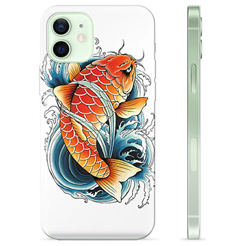 Husă TPU - iPhone 12 - Pește Koi