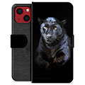 Husă Portofel Premium - iPhone 13 Mini - Pantera Neagră