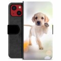 Husă Portofel Premium - iPhone 13 Mini - Câine