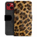 Husă Portofel Premium - iPhone 13 Mini - Leopard