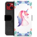 Husă Portofel Premium - iPhone 13 Mini - Unicorn