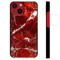 Capac Protecție - iPhone 13 Mini - Marmură Roșie