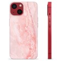 Husă TPU - iPhone 13 Mini - Marmură Roz