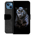 Husă Portofel Premium - iPhone 13 - Pantera Neagră