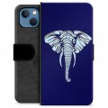 Husă Portofel Premium - iPhone 13 - Elefant