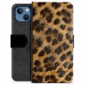 Husă Portofel Premium - iPhone 13 - Leopard