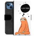 Husă Portofel Premium - iPhone 13 - Slow Down