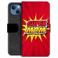 Husă Portofel Premium - iPhone 13 - Super Mom